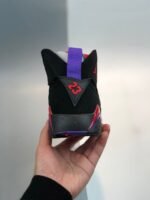 AJ Jordan 7 'Raptors' Black/True Red-Dark Charcoal-Club Purple 304775-018 - Premium Quality Streetwear Sneaker - Image 5