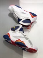 AJ Jordan 7 Retro 'Olympic' White/Metallic Gold/Obsidian/Red 304774-135 - Premium Quality Streetwear Sneaker - Image 2