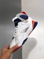 AJ Jordan 7 Retro 'Olympic' White/Metallic Gold/Obsidian/Red 304774-135 - Premium Quality Streetwear Sneaker - Image 4