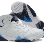 AJ Jordan 7 Retro White French Blue Remastered 304775 107 Men size 7 - 12 US - Premium Quality Streetwear Sneaker