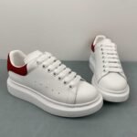 Alexander McQueen White and Red Trainers - Premium Quality Streetwear Sneaker