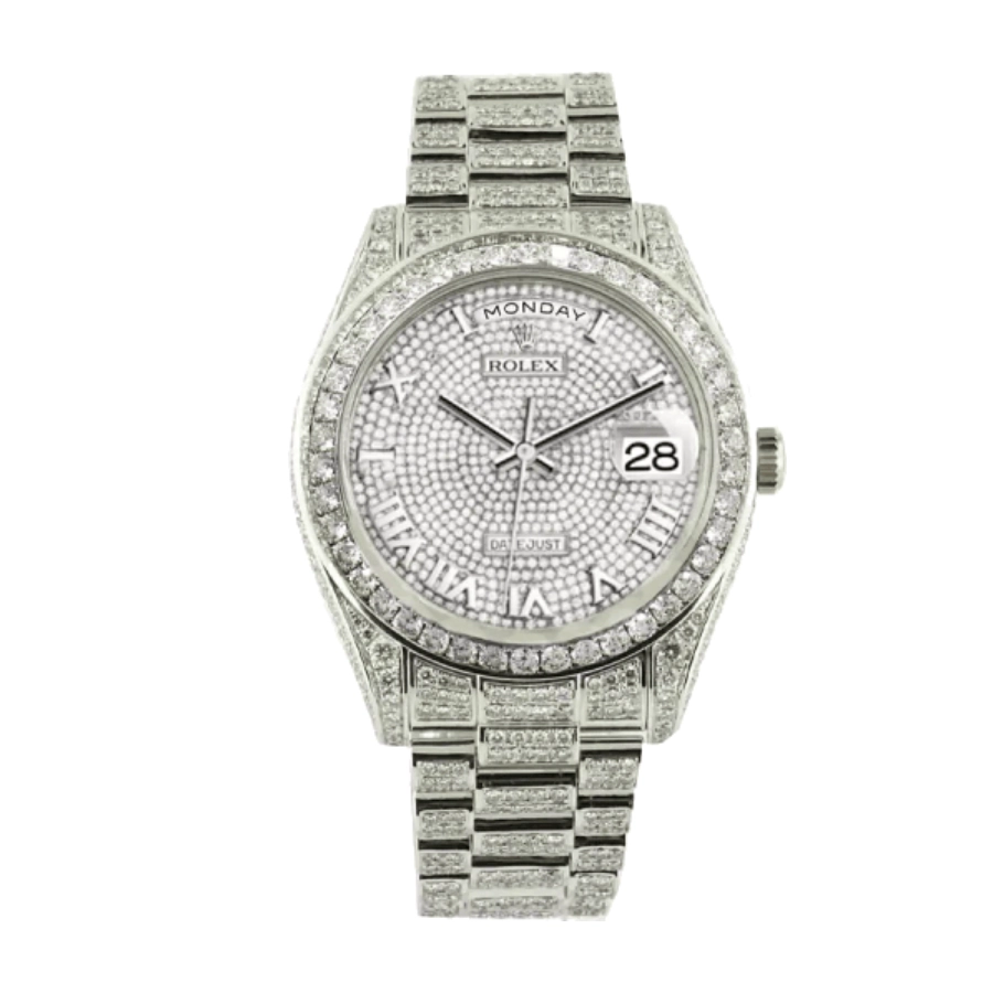 baguette-rolex-replica.webp Rolex Datejust 116300 "Iced Out Baguette" Ultra Precision Replica - Image 1