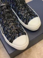 Christian Dior Crystal B23 Oblique SneakersHigh-Top Sneaker Spring/Summer Collection Black - Premium Quality Streetwear Sneaker - Image 9