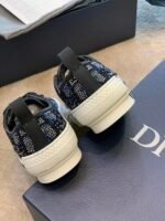 Christian Dior Crystal B23 Oblique SneakersLow-Top Sneaker Spring/Summer Collection Black - Premium Quality Streetwear Sneaker - Image 6