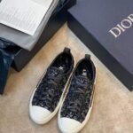 Christian Dior Crystal B23 Oblique SneakersLow-Top Sneaker Spring/Summer Collection Black - Premium Quality Streetwear Sneaker