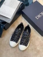 Christian Dior Crystal B23 Oblique SneakersLow-Top Sneaker Spring/Summer Collection Black - Premium Quality Streetwear Sneaker - Image 12