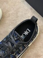 Christian Dior Crystal B23 Oblique SneakersLow-Top Sneaker Spring/Summer Collection Black - Premium Quality Streetwear Sneaker - Image 10