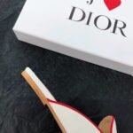 Christian Dior DiorAmour Mules Chinese Valentine Edition Spring /Summer 2019 Collection. White - Premium Quality Streetwear Sneaker - Image 10