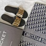 Christian Dior Diorevolution Logo SlippersSpring/Summer Collection Black - Premium Quality Streetwear Sneaker - Image 3