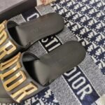 Christian Dior Diorevolution Logo SlippersSpring/Summer Collection Black - Premium Quality Streetwear Sneaker - Image 6