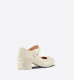 Christian Dior Doll Pumps White Shiny Calfskin - Premium Quality Streetwear Sneaker - Image 3