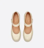 Christian Dior Doll Pumps White Shiny Calfskin - Premium Quality Streetwear Sneaker - Image 2