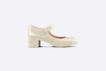 Christian Dior Doll Pumps White Shiny Calfskin - Premium Quality Streetwear Sneaker