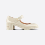 Christian Dior Doll Pumps White Shiny Calfskin - Premium Quality Streetwear Sneaker
