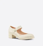 Christian Dior Doll Pumps White Shiny Calfskin - Premium Quality Streetwear Sneaker - Image 4