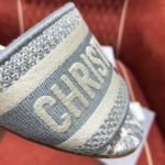 Christian Dior Dway Sandals in Embroidered CottonSpring /Summer 2020 Collection. Grey - Premium Quality Streetwear Sneaker - Image 4
