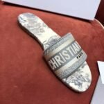 Christian Dior Dway Sandals in Embroidered CottonSpring /Summer 2020 Collection. Grey - Premium Quality Streetwear Sneaker - Image 8