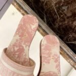 Christian Dior Dway Sandals in Embroidered CottonSpring /Summer 2020 Collection. Light Pink - Premium Quality Streetwear Sneaker - Image 5