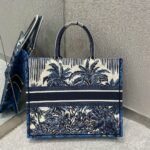 Christian Dior Large Dior Book Tote Blue For Women 16.5in/42cm CD M1286ZRIW - Premium Quality Streetwear Sneaker - Image 3