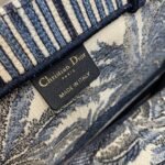 Christian Dior Large Dior Book Tote Blue For Women 16.5in/42cm CD M1286ZRIW - Premium Quality Streetwear Sneaker - Image 4