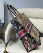 Christian Dior Large Dior Book Tote Flowers Embroidery For Women 16.5in/42cm CD M1286ZRIW - Premium Quality Streetwear Sneaker - Image 2