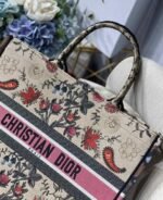 Christian Dior Large Dior Book Tote Flowers Embroidery For Women 16.5in/42cm CD M1286ZRIW - Premium Quality Streetwear Sneaker - Image 6