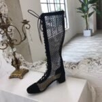 Christian Dior Naughtily-D Knee High BootsSpring /Summer 2019 Collection. Black - Premium Quality Streetwear Sneaker - Image 3