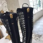 Christian Dior Naughtily-D Knee High BootsSpring /Summer 2019 Collection. Black - Premium Quality Streetwear Sneaker - Image 8