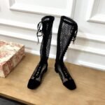 Christian Dior Naughtily-D Knee High BootsSpring /Summer 2020 Collection. Black - Premium Quality Streetwear Sneaker - Image 2
