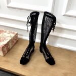 Christian Dior Naughtily-D Knee High BootsSpring /Summer 2020 Collection. Black - Premium Quality Streetwear Sneaker