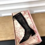 Christian Dior Naughtily-D Knee High BootsSpring /Summer 2020 Collection. Black - Premium Quality Streetwear Sneaker - Image 4