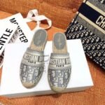 Christian Dior Oblique Espadrille SlippersSpring /Summer 2020 Collection. Grey - Premium Quality Streetwear Sneaker