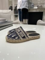 Christian Dior Oblique Slide On EspadrillesSpring /Summer 2020 Collection. Blue - Premium Quality Streetwear Sneaker - Image 2