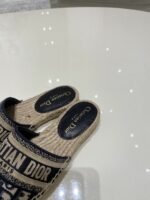 Christian Dior Oblique Slide On EspadrillesSpring /Summer 2020 Collection. Blue - Premium Quality Streetwear Sneaker - Image 5