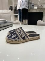 Christian Dior Oblique Slide On EspadrillesSpring /Summer 2020 Collection. Blue - Premium Quality Streetwear Sneaker - Image 11