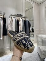 Christian Dior Oblique Slide On EspadrillesSpring /Summer 2020 Collection. Blue - Premium Quality Streetwear Sneaker - Image 10