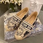 Christian Dior Tiger Toile de Jouy EspadrillesSpring /Summer 2020 Collection. Navy /Beige - Premium Quality Streetwear Sneaker