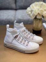 Christian Dior Walk'n'Dior Technical Knit Mid-Top Sneaker Spring /Summer Collection White - Premium Quality Streetwear Sneaker - Image 12