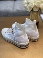 Christian Dior Walk'n'Dior Technical Knit Mid-Top Sneaker Spring /Summer Collection White - Premium Quality Streetwear Sneaker - Image 6