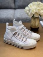 Christian Dior Walk'n'Dior Technical Knit Mid-Top Sneaker Spring /Summer Collection White - Premium Quality Streetwear Sneaker - Image 2