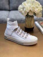 Christian Dior Walk'n'Dior Technical Knit Mid-Top Sneaker Spring /Summer Collection White - Premium Quality Streetwear Sneaker - Image 5
