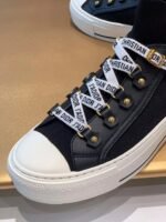 Christian Dior Walk'n'Dior Technical Knit Oblique Mid-Top Sneaker Spring /Summer Collection Black - Premium Quality Streetwear Sneaker - Image 8