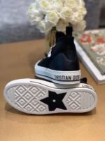 Christian Dior Walk'n'Dior Technical Knit Oblique Mid-Top Sneaker Spring /Summer Collection Black - Premium Quality Streetwear Sneaker - Image 7
