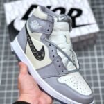 Dioor x AJ Jordan 1White and Grey - Premium Quality Streetwear Sneaker