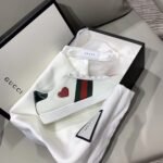 Gucci Ace Sneaker with Heart Embroidery 435638Spring/Summer 2019 Collection White Women Shoes - Premium Quality Streetwear Sneaker - Image 5
