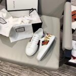 Gucci Ace Sneaker with Loved EmbroiderySpring/Summer Collection White Women Shoes - Premium Quality Streetwear Sneaker