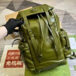 Gucci Backpack With Tonal Double G Forest Green Leather 725657 - Premium Quality Streetwear Sneaker - Image 5