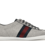 Gucci Bambi Web Silver Shoes Men's Size 7 - 11.5 US - Premium Quality Streetwear Sneaker