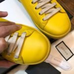 Gucci Blade Ace Sneakers 610086Spring/Summer 2020 Collection. Yellow Women Shoes - Premium Quality Streetwear Sneaker - Image 4