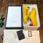 Gucci Blade Ace Sneakers 610086Spring/Summer 2020 Collection. Yellow Women Shoes - Premium Quality Streetwear Sneaker - Image 5